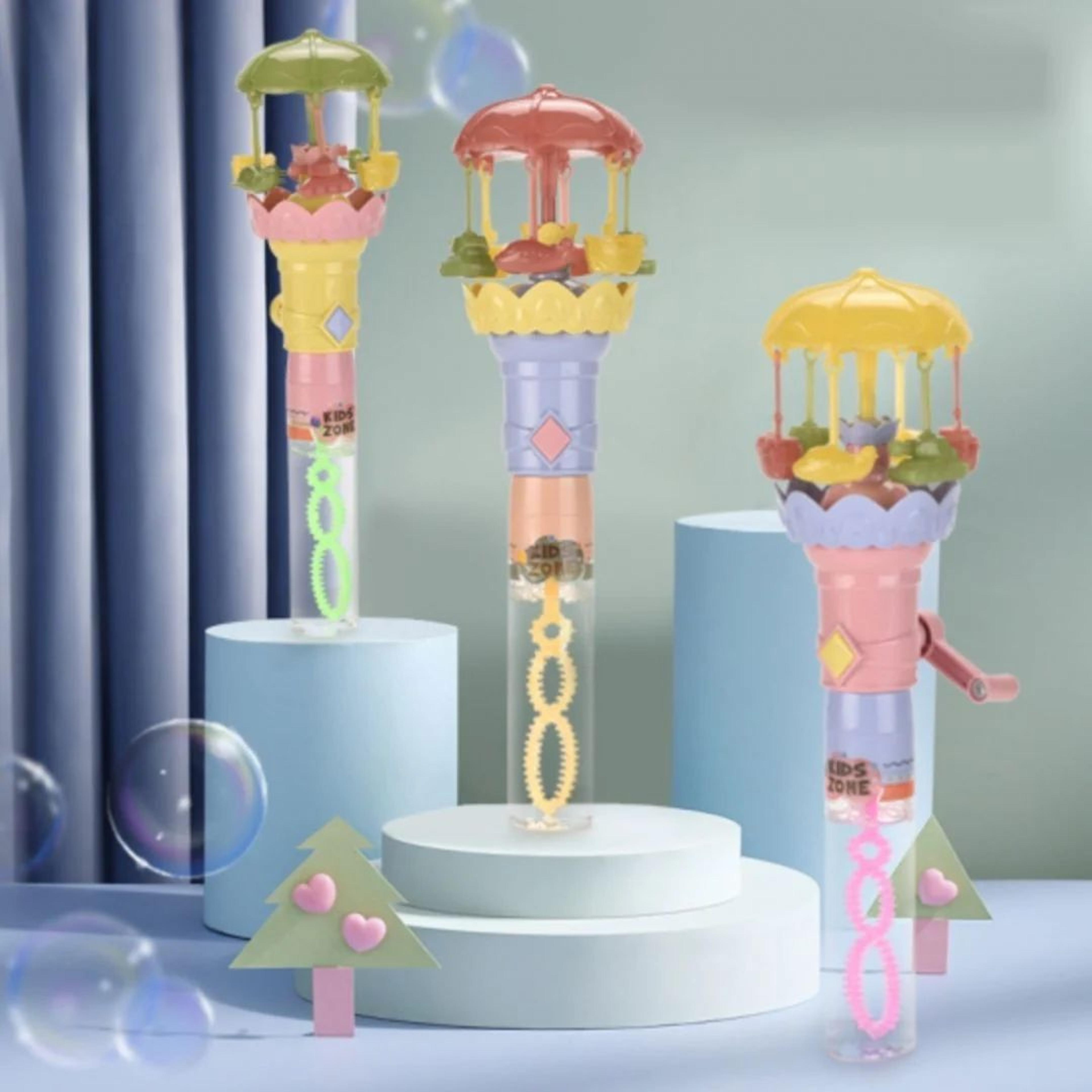 Carnival-Themed Bubble Wand for Kids