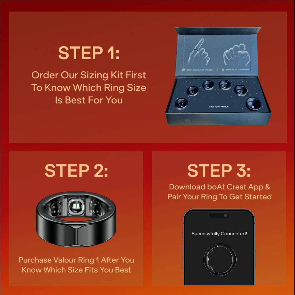 boAt Valour Ring 1 | Titanium Ring with Advanced Health Tracking & 15-Day Battery — photo 8