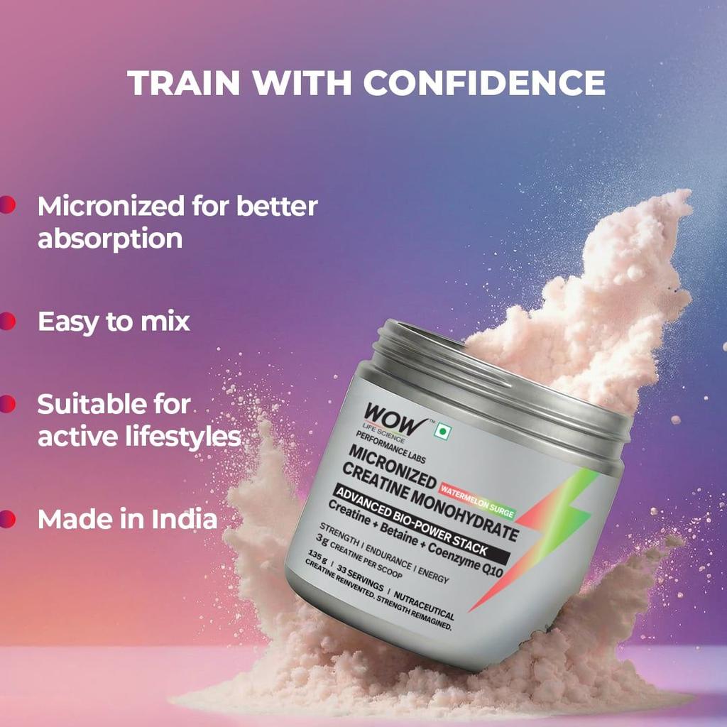 Micronized Creatine Monohydrate Powder Enhanced Strength & Recovery