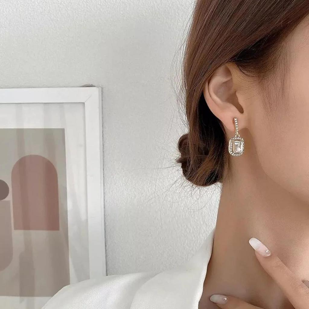Luxe Prism Drops Earrings | Embellished Stud Earrings — photo 4