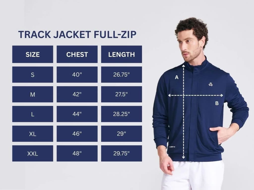 Men's Navy Solid Stand Collar Jacket — photo 8