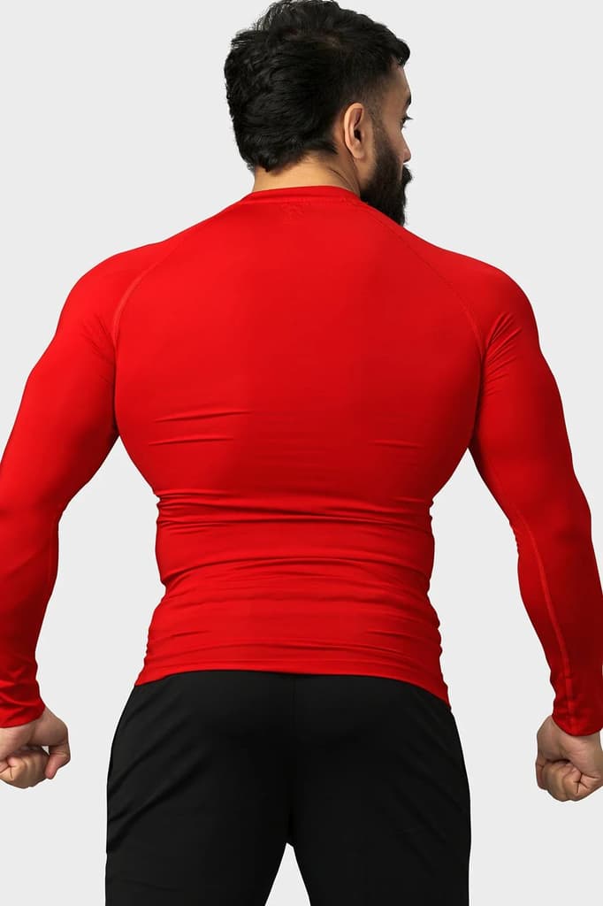 Compression Fullsleeves T-shirt Red — photo 5
