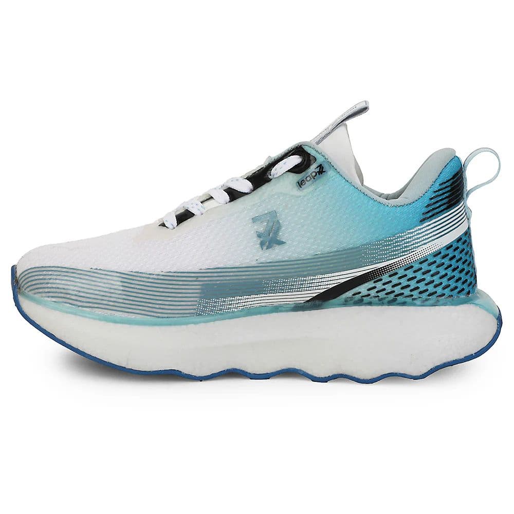 Leap7x Blue Sports Lacing Running Shoes For Men GHD-103 By Liberty — photo 3