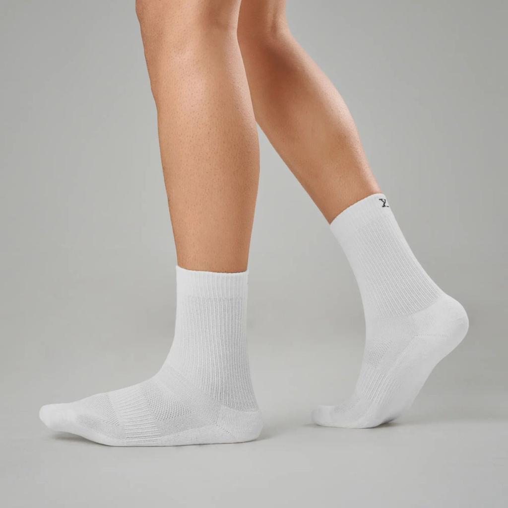 Crew-Length Socks - Polar White (Pack of 3)