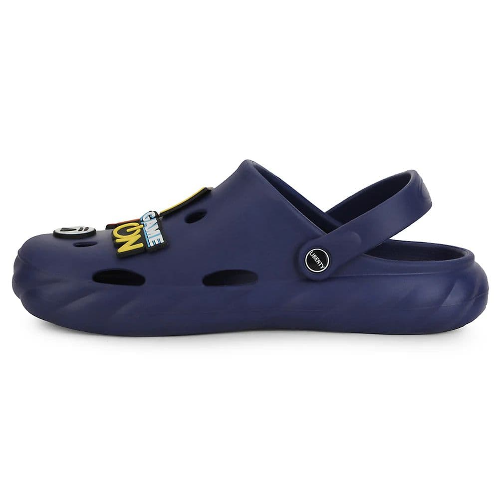 A-HA Navy Blue Casual Clogs For Men BEACHWALKM By Liberty — photo 2
