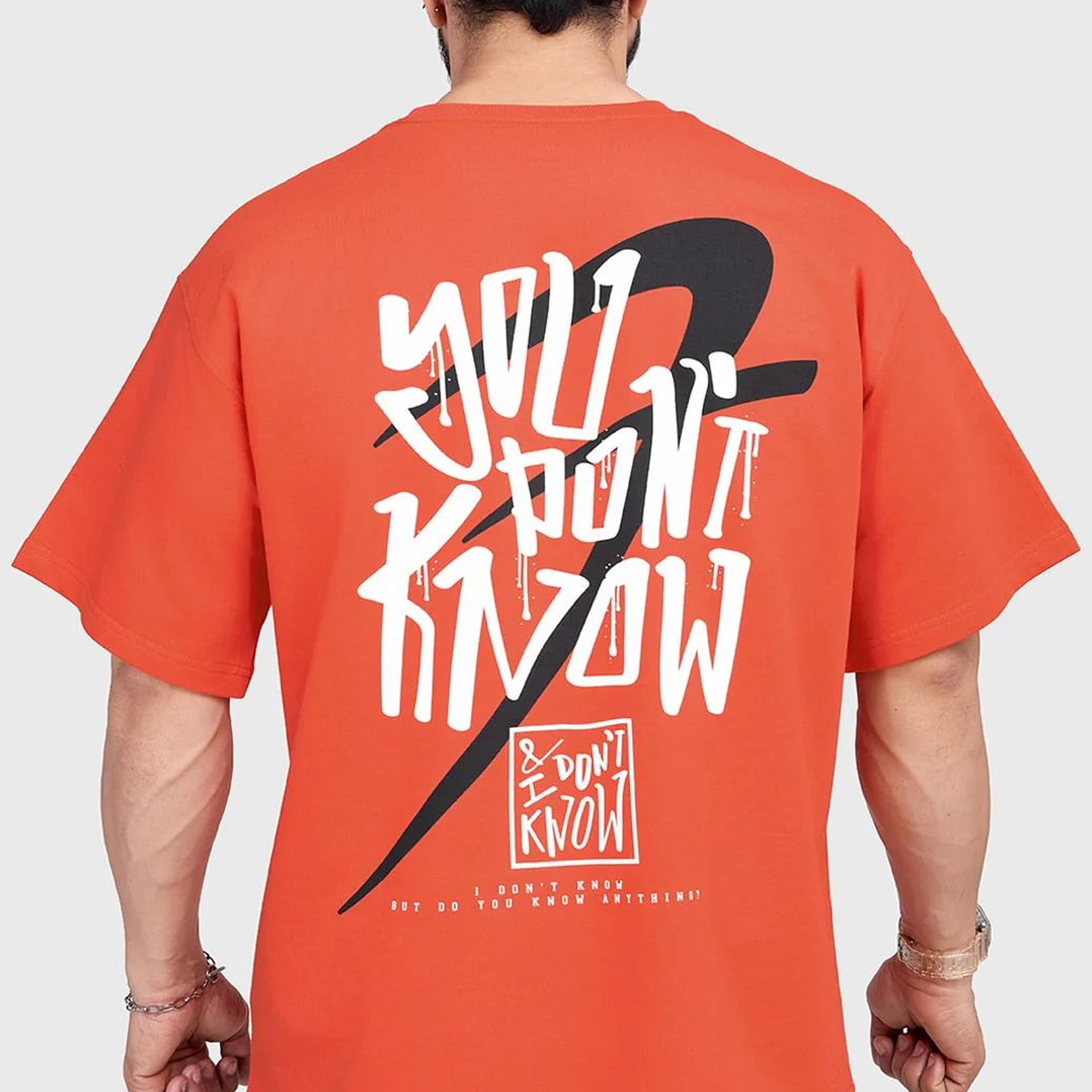 Dapper Oversized T-shirt Orange