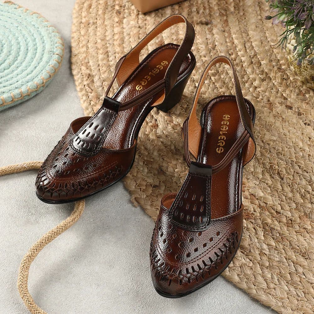 Healers Brown Sandal For Women TLO-41 By Liberty — photo 4