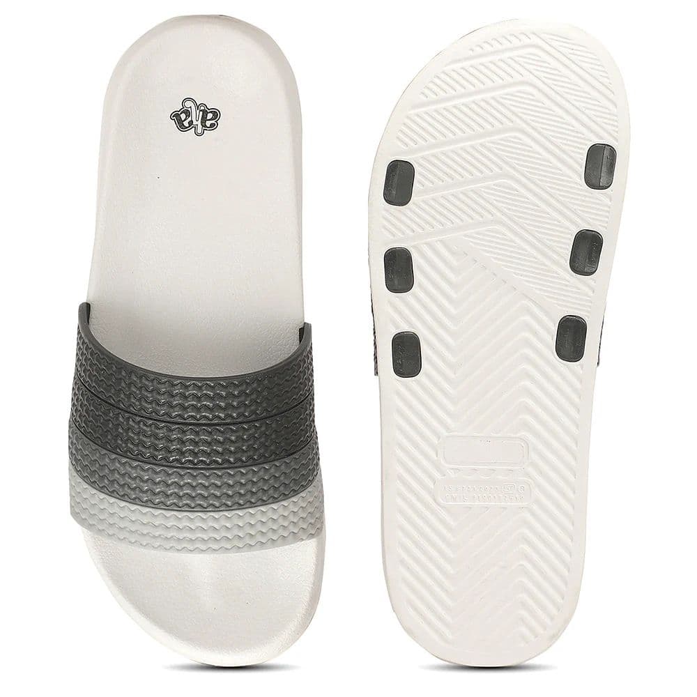 A HA PRIMGO-E Grey Casual Slip on Slides for Men by Liberty — photo 6