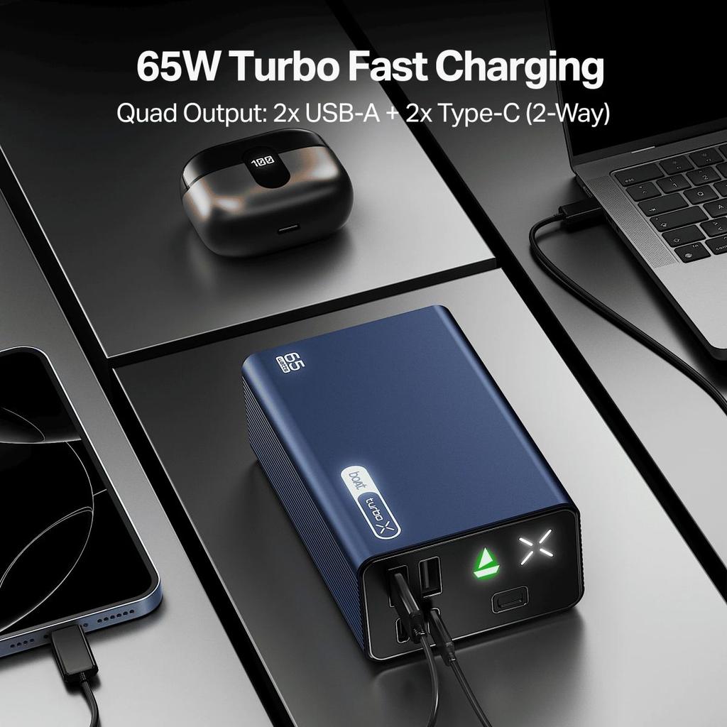 boAt Energyshroom PB665 Turbo X | 30000mAh Power Bank with 65W Turbo Fast Charging — photo 10