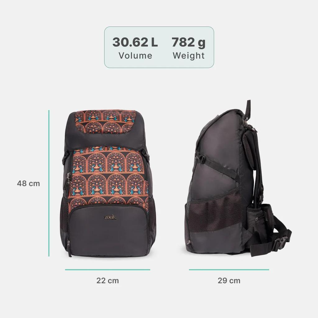 Royal Indian Peacock Aarohi Rucksack — photo 3