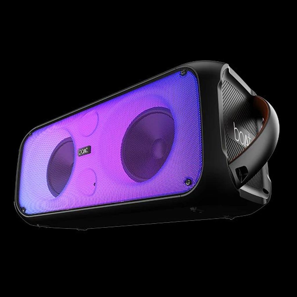 boAt Party Pal 300 | Bluetooth Speaker with 120W RMS Stereo Sound, 6 Hours Playback, Mic for karaoke