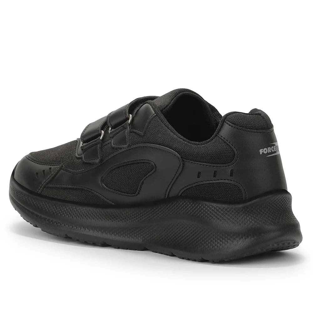 Force 10 SOFTSTEP-V Black School Uniform shoes for Kids by Liberty — photo 3