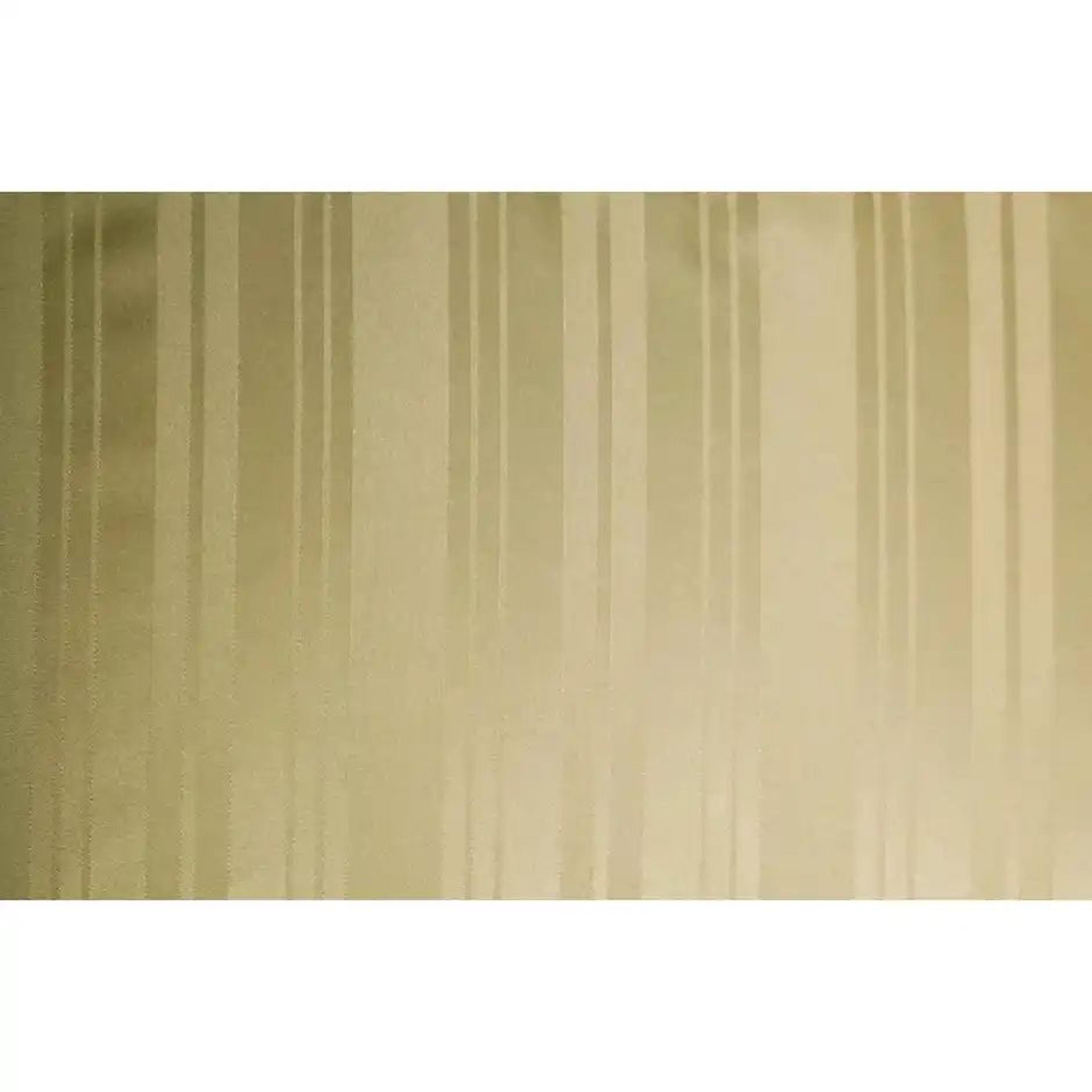 Lushomes Shower Curtain - Beige | Striped | Polyester | 10 Metal Eyelets | 6 x 6.5 ft