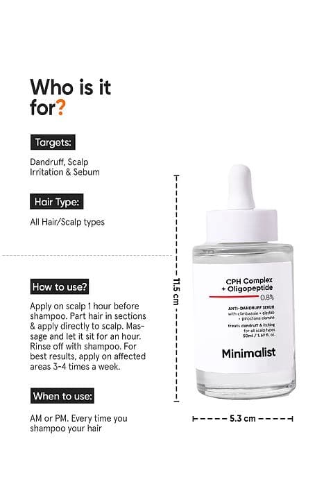 CPH Complex + Oligopeptide 0.8% Anti-Dandruff Serum