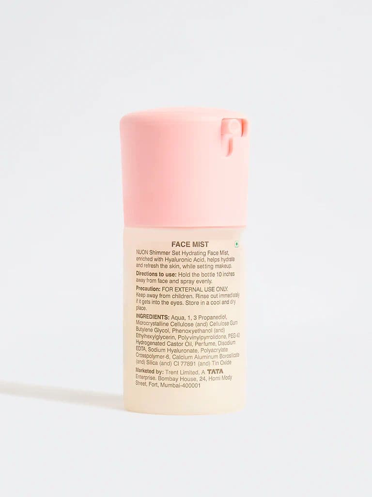 Nuon Shimmer Set Silver Face Mist - 70ML — photo 2