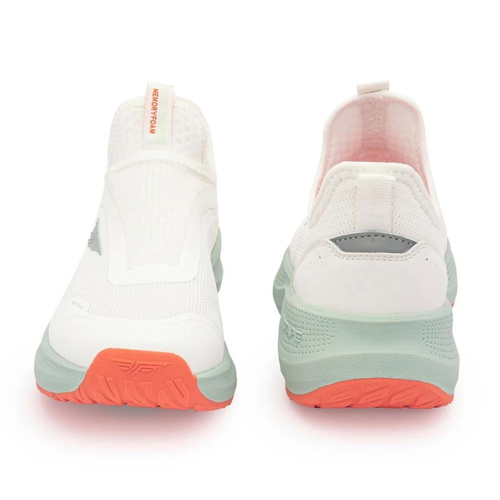 Walking Shoes for Women in White and Mint green | Slip-On Shoes — photo 4