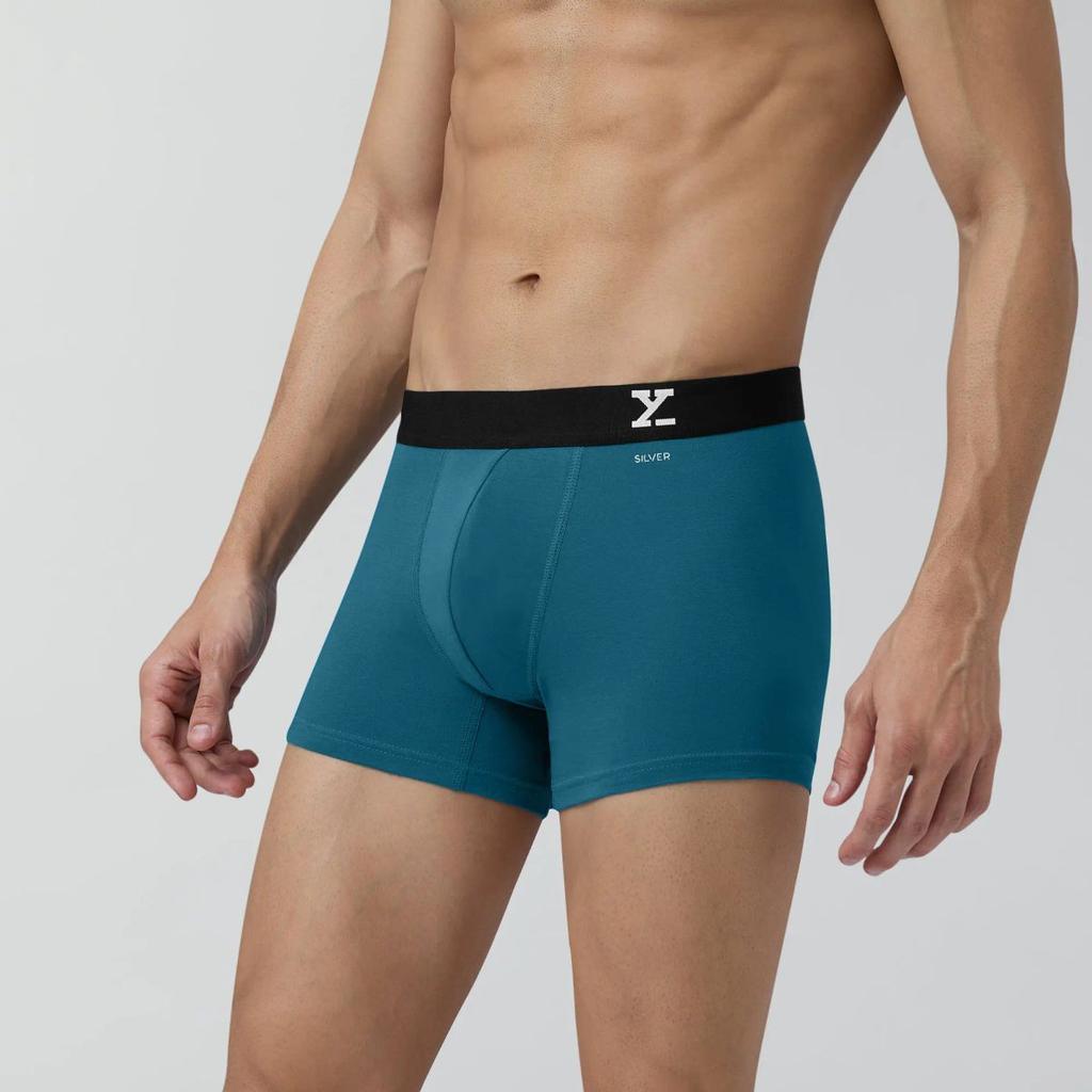 Aero Traq Pace Cotton Trunks Blue Green Black Red (Pack of 5) — photo 4