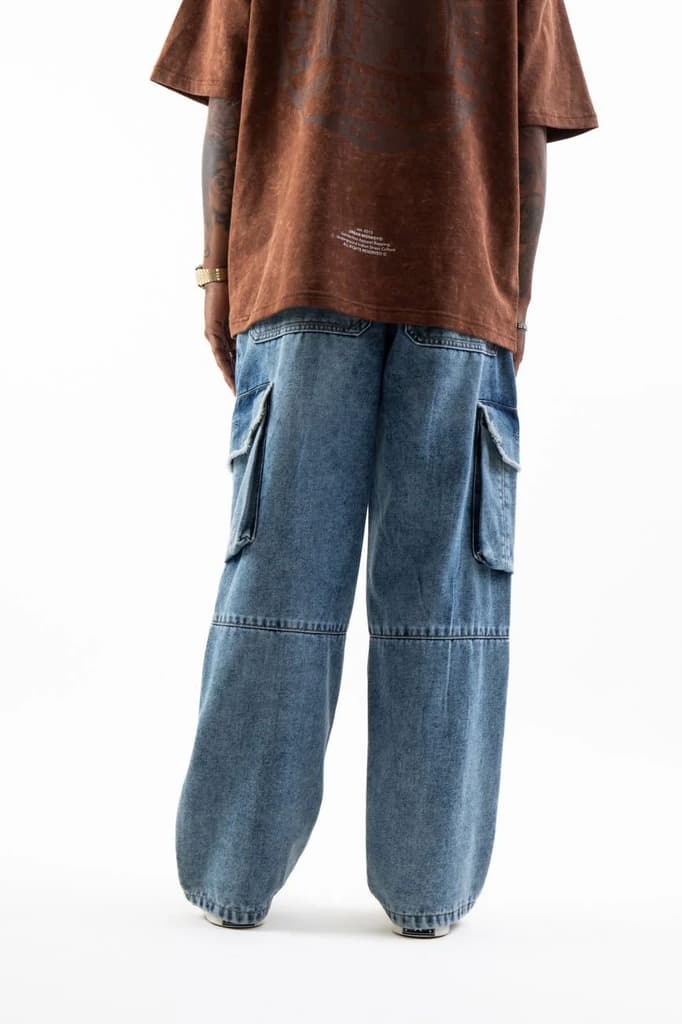 Steel Denim Cargo Pants_Royal Enfield x Urban Monkey — photo 4