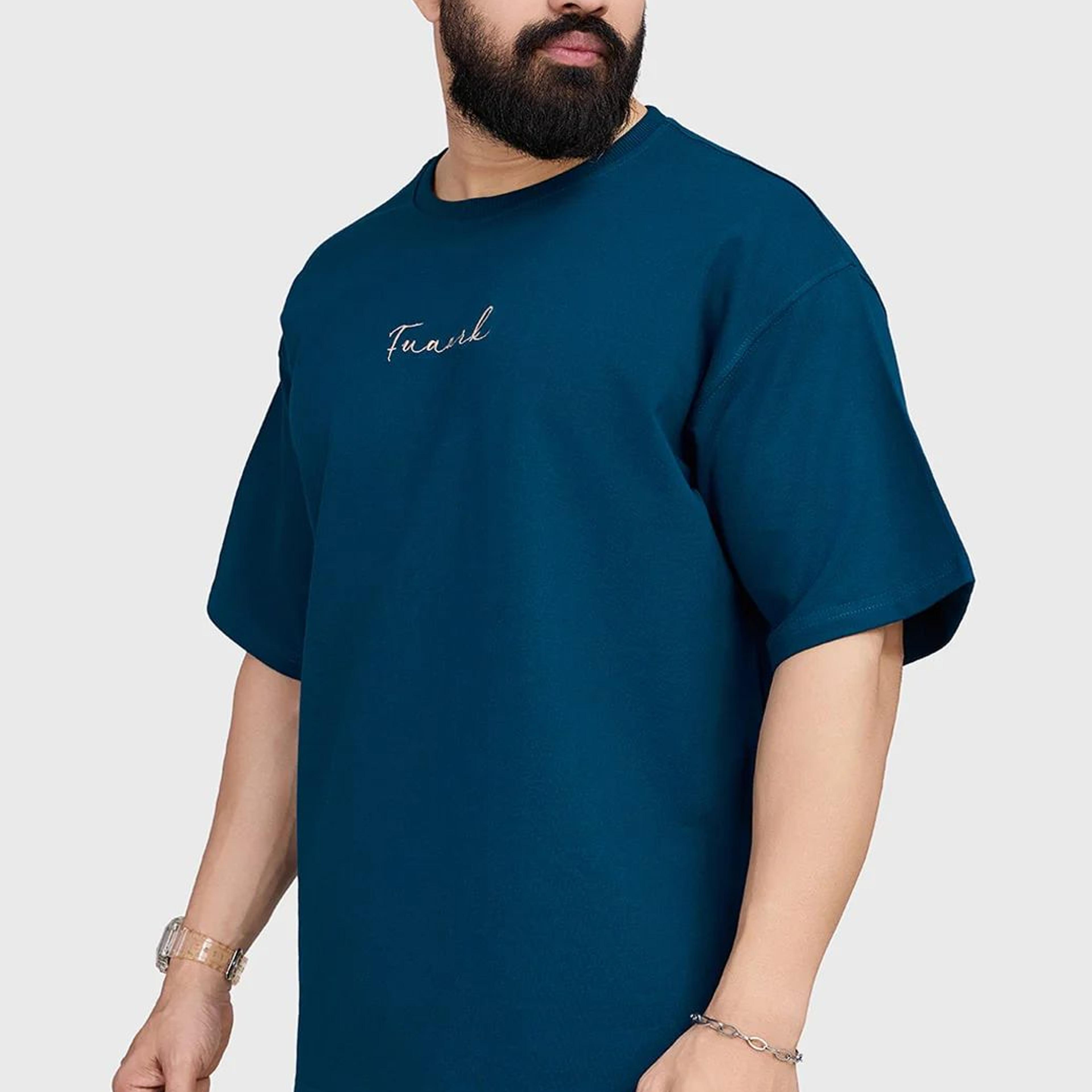 Bold Oversized T-shirt Teal