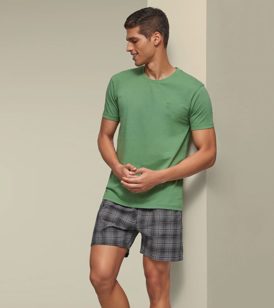 Checkmate Combed Cotton Boxers Monochrome — photo 5