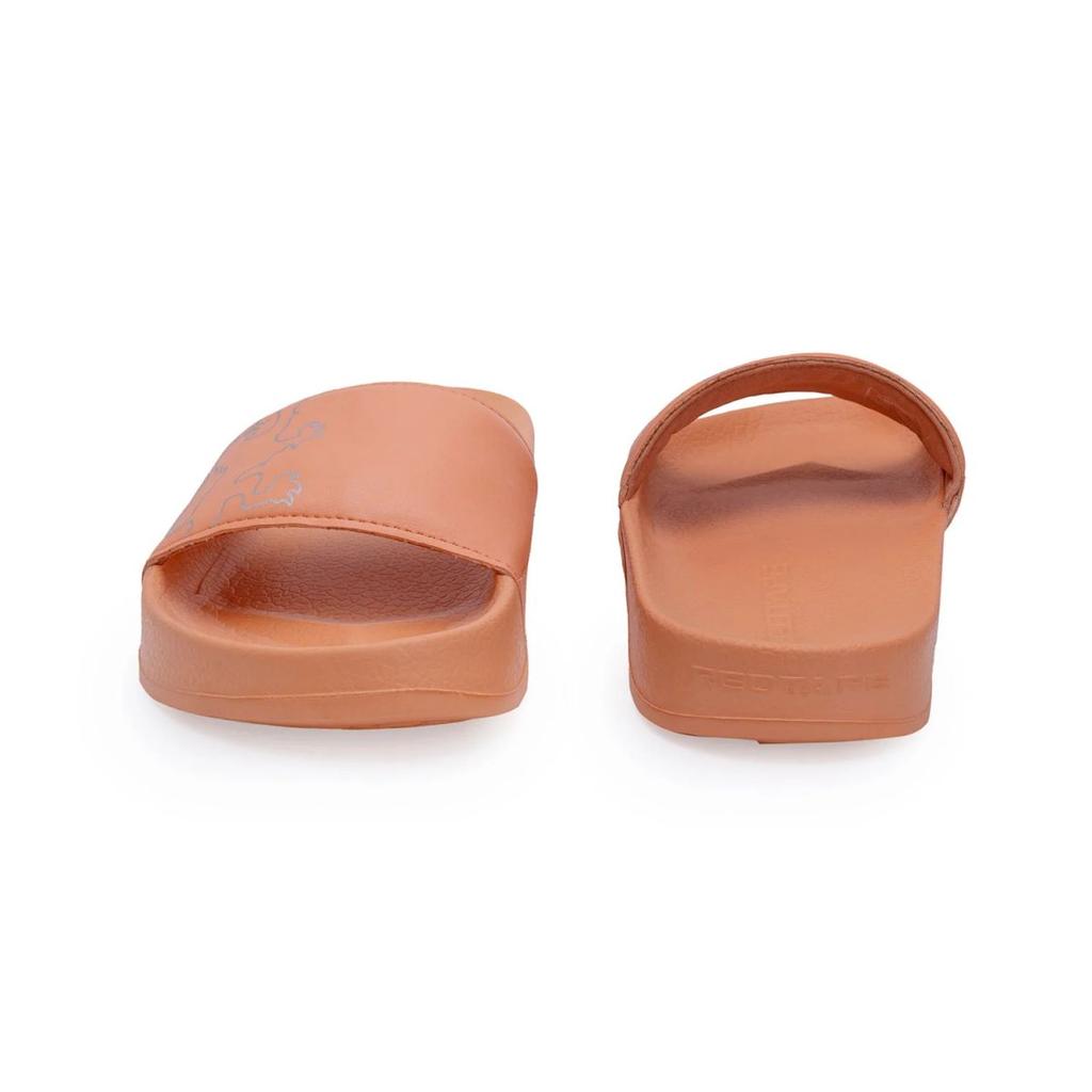 Women's Sliders in Orange | Casual Pool Sliders — photo 4