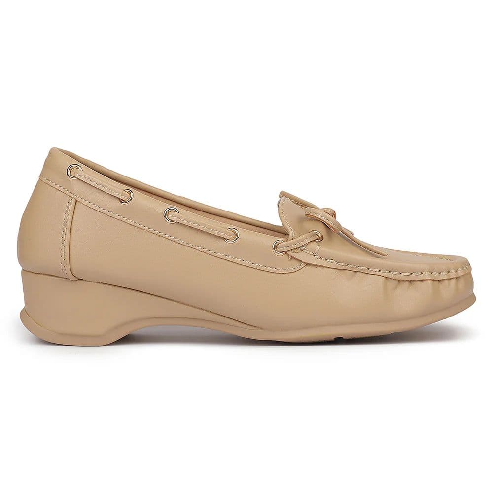Healers ZQ-FDBL-14 Beige Casual Bellies Shoes for women By Liberty — photo 2