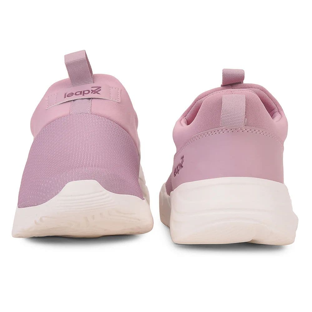 Leap7x Purple Sports Non Lacing Walking Shoes For Women JIMNY-61E By Liberty — photo 6