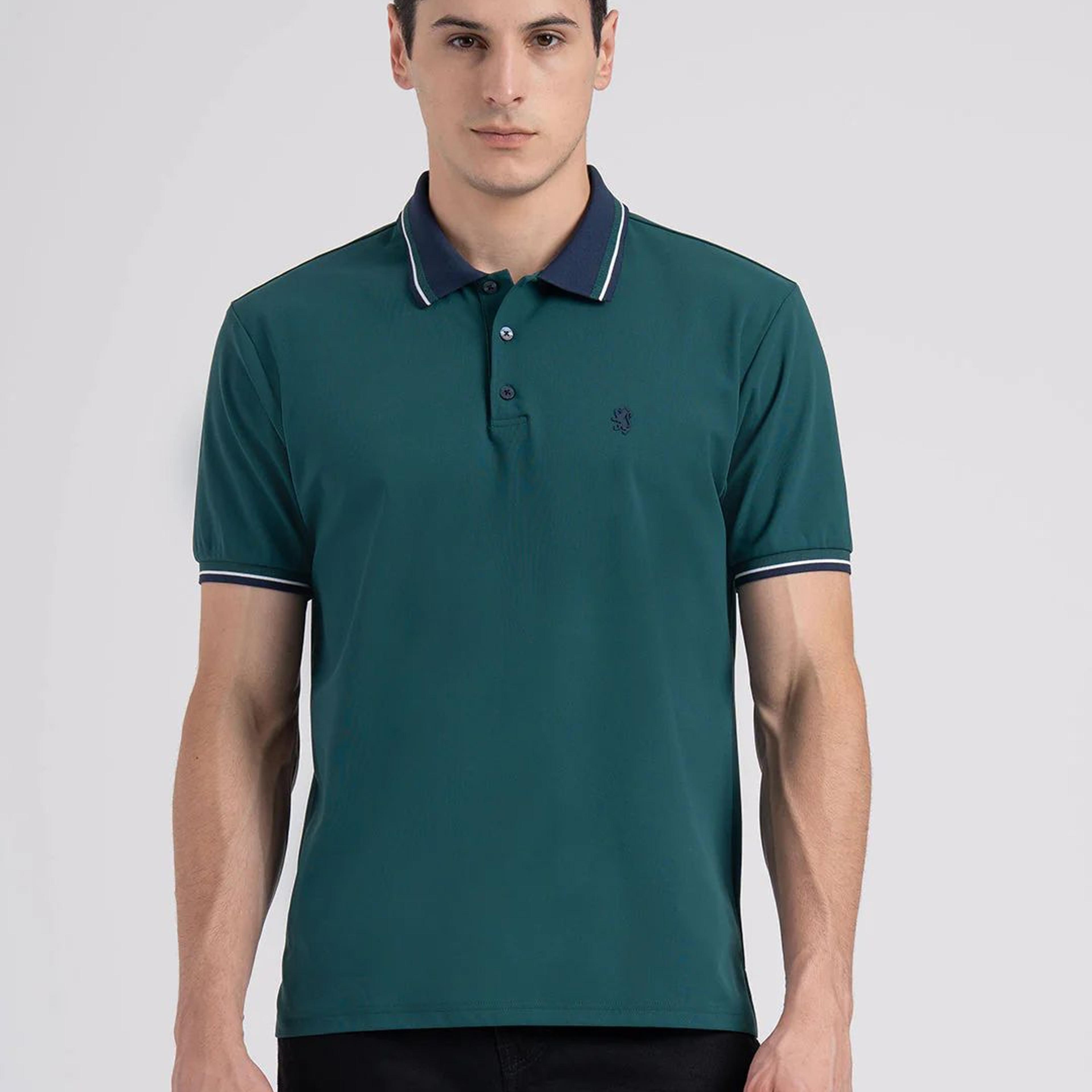 Jacquard Collar Polo T-shirt for Men | Premium Comfort | Sharp Look