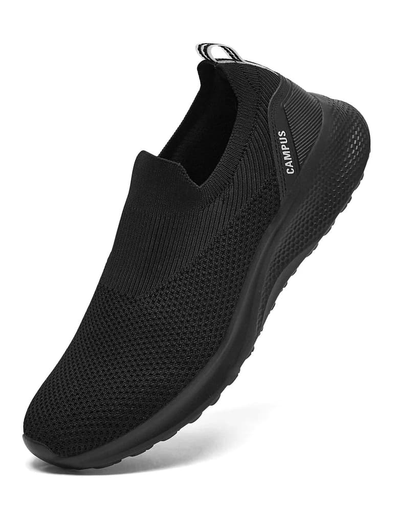 SILTO Black Men's Walking Shoes — photo 3