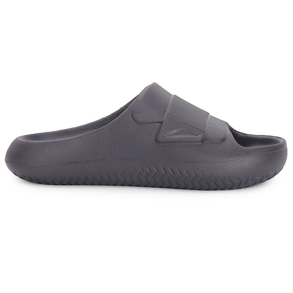 A-HA Dark Grey Casual Slides For Men DREAMWALKM By Liberty — photo 3