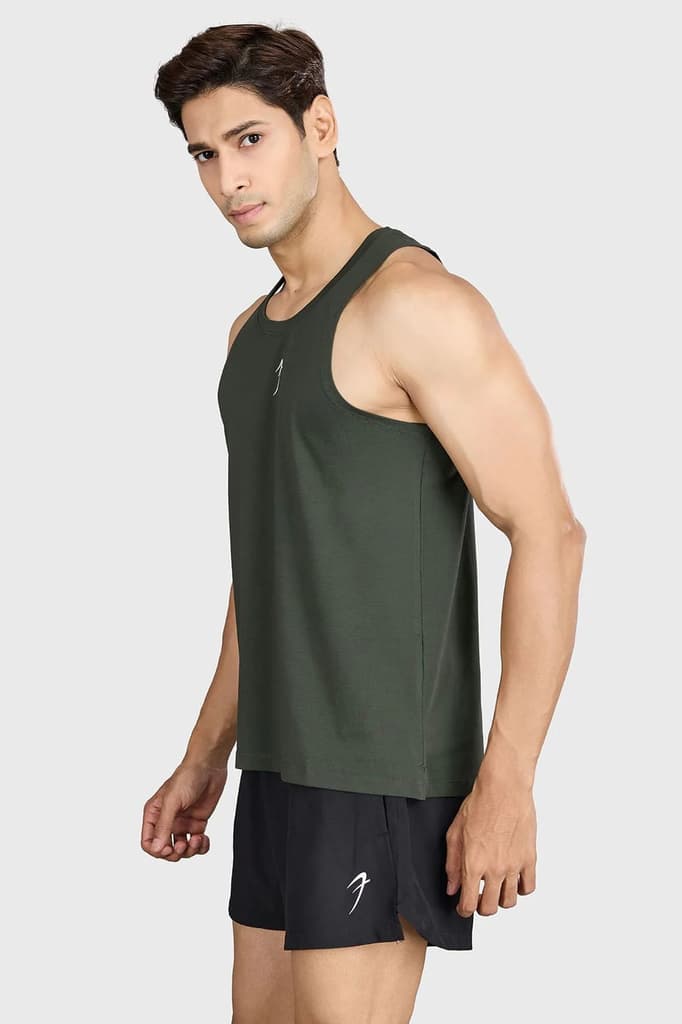 Pulse Running Tank Olive — photo 5