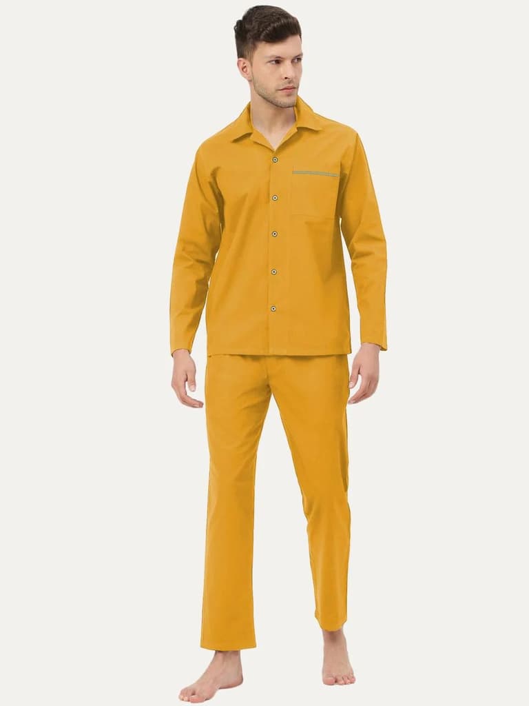 Men's Organic Cotton Solid Sleepsuit — photo 7