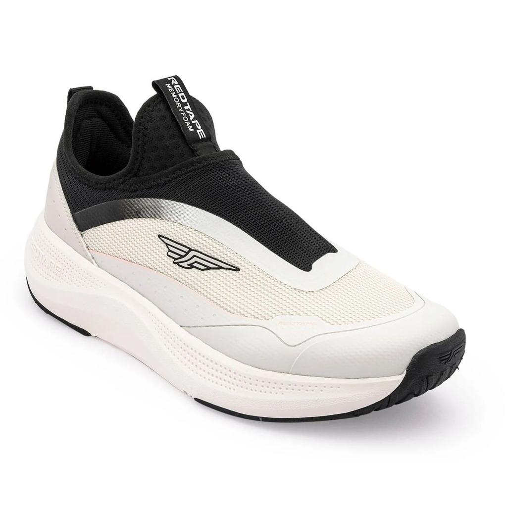 Walking Shoes for Women in White | Slip-On Shoes — 3 / White