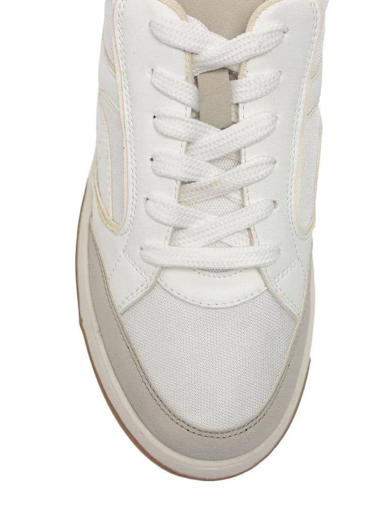 SOLEPLAY White Mesh Detailed Lace-Up Sneakers — photo 4