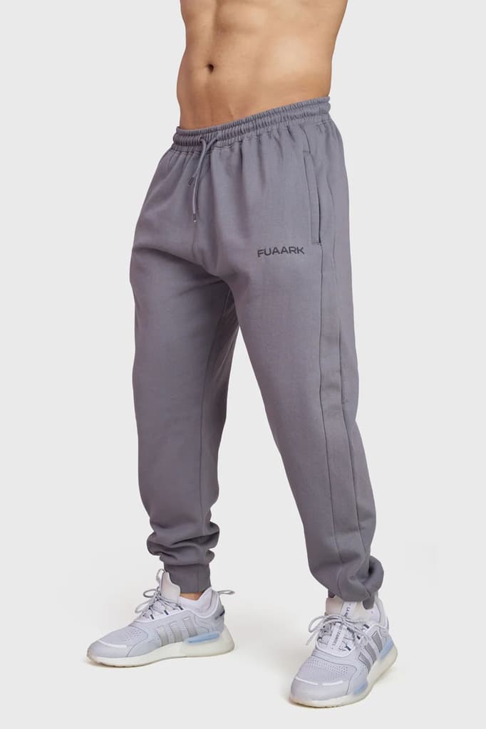 Signature Oversized Joggers Dark Grey — S