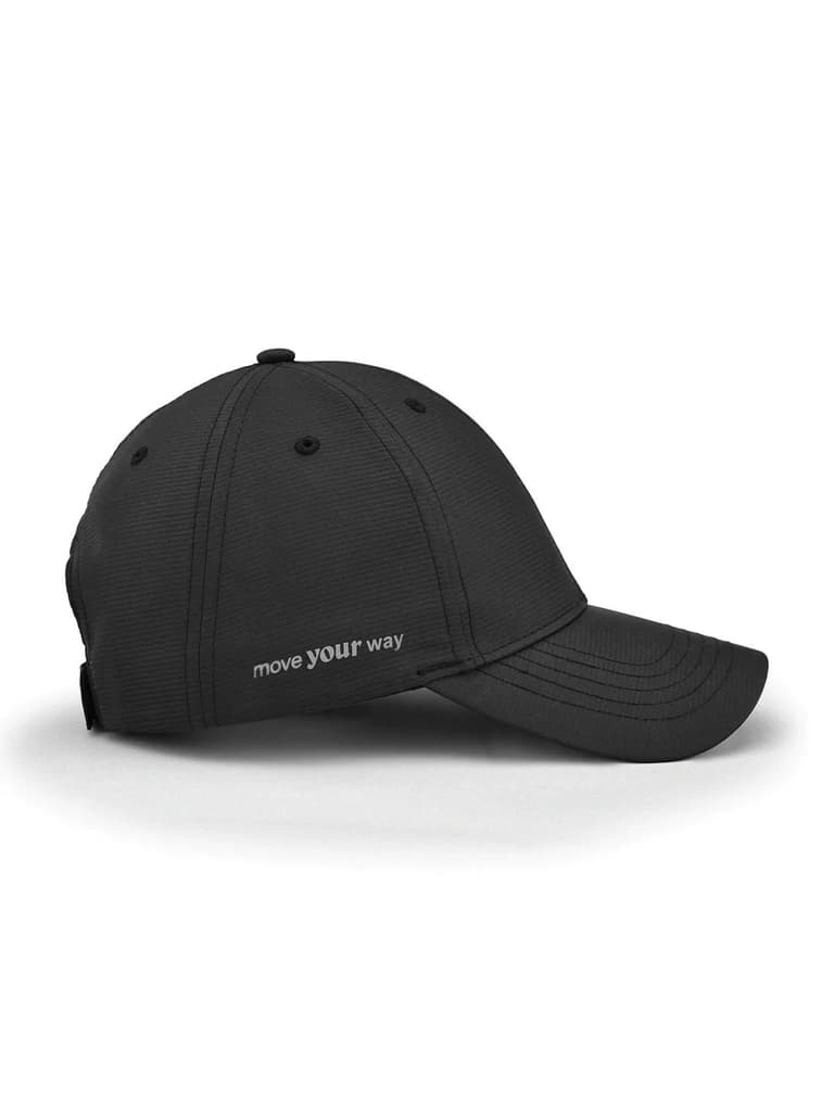 Polyester Solid Black Unisex Cap — photo 6