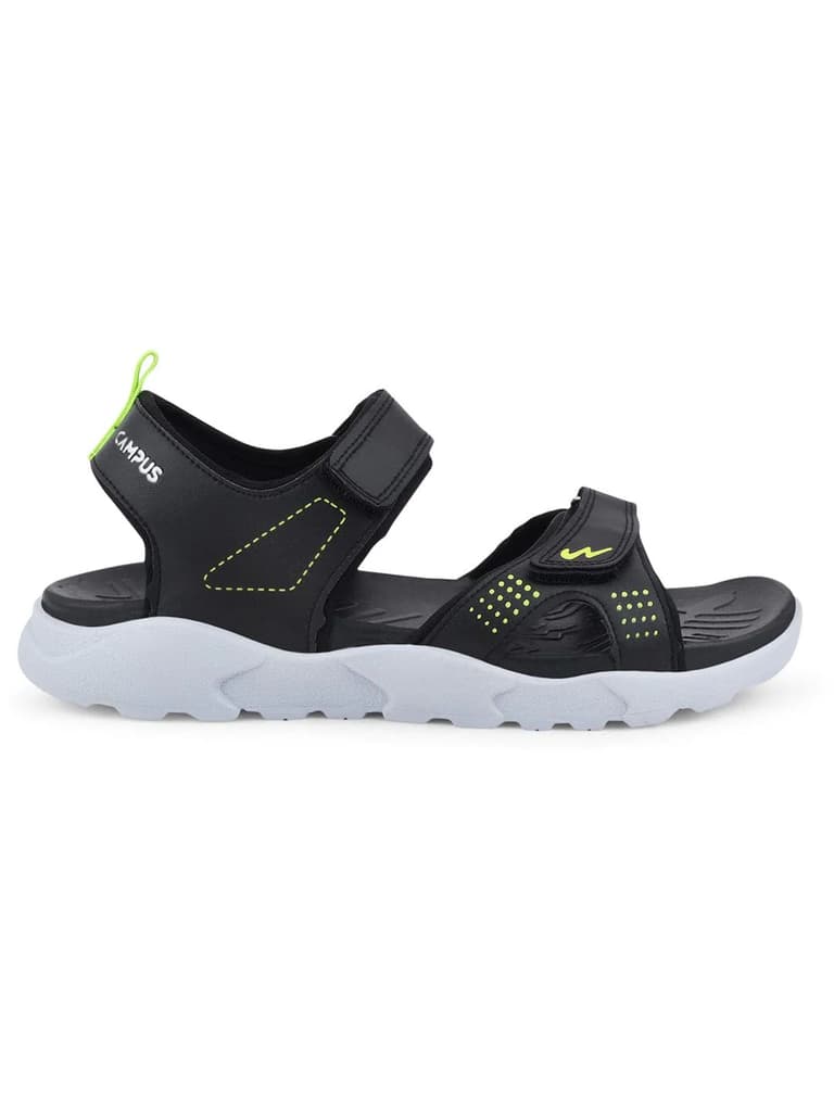 GC-2308 Black Men's Sandals — Black / 6