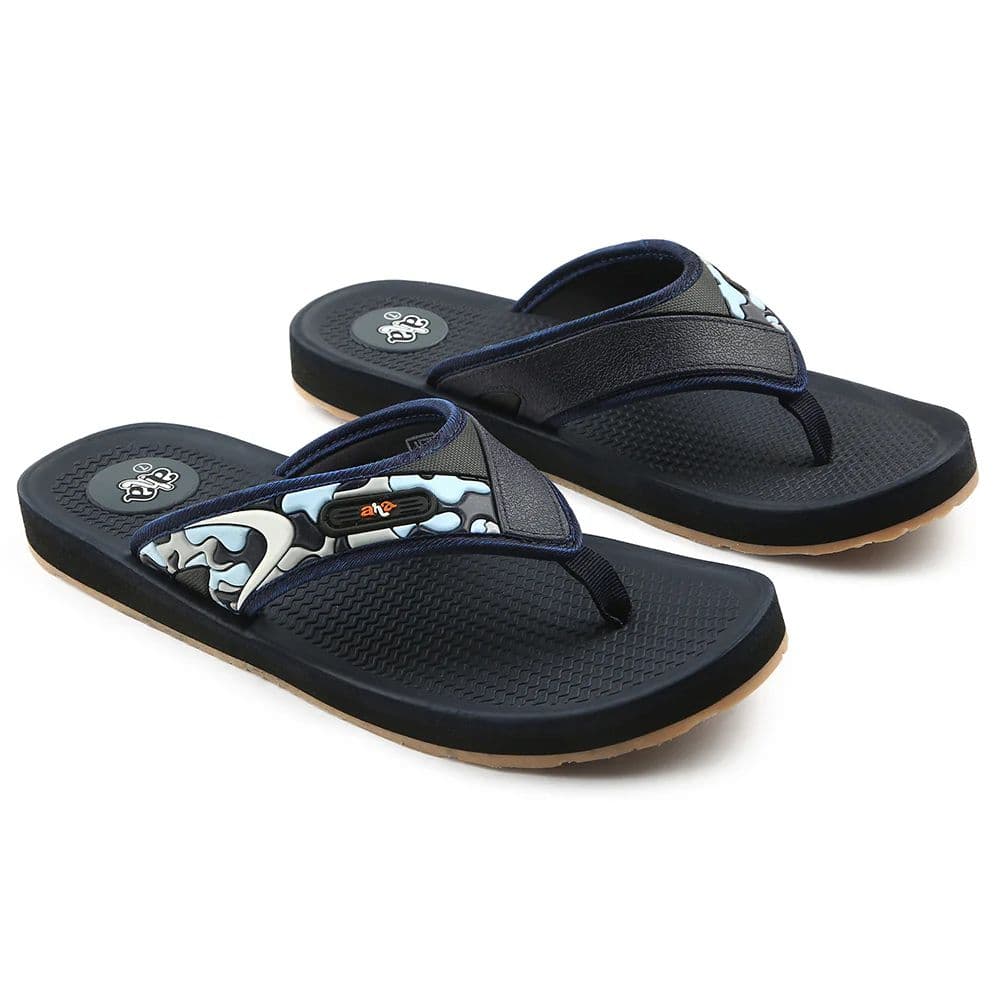 A-HA Navy Blue Casual Slipper For Men ANCO-7 By Liberty — photo 5