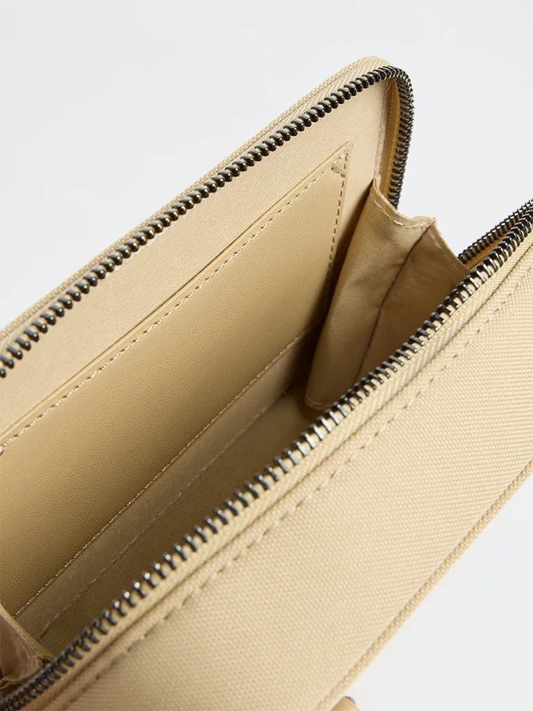 Westside Beige Textured Sling Bag — photo 4