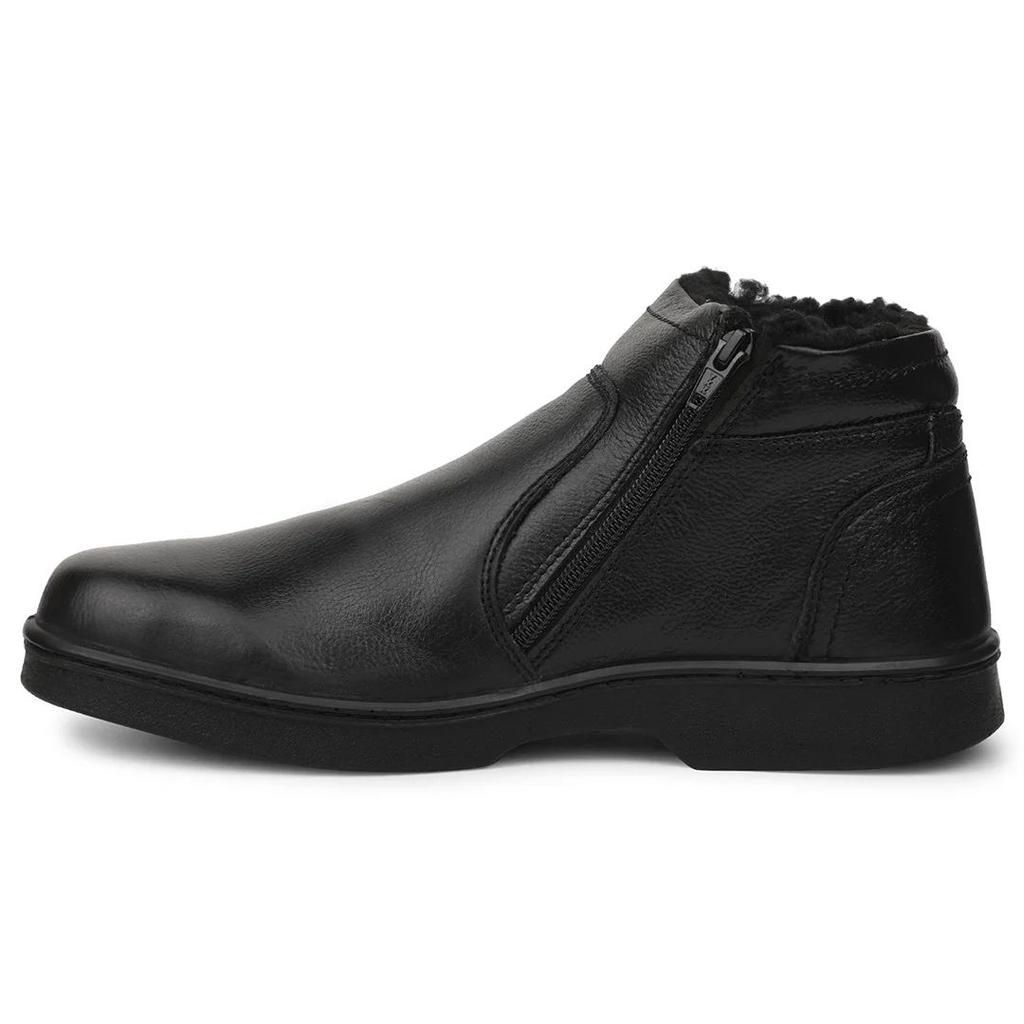 Windsor Black Casual Non Lacing Boots For Mens 2046-133 By Liberty — photo 3