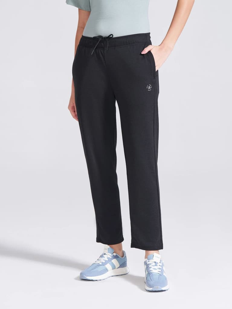 Women's Black Regular Fit Track Pants — photo 2