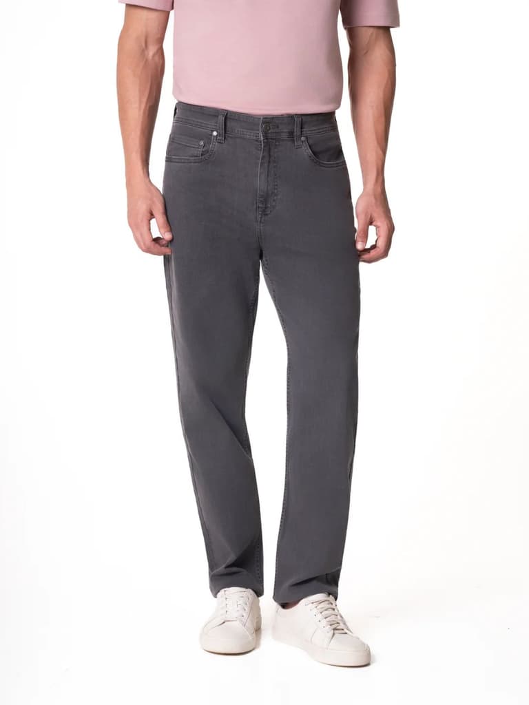 Chrome Grey Relaxed Fit Jeans — photo 2
