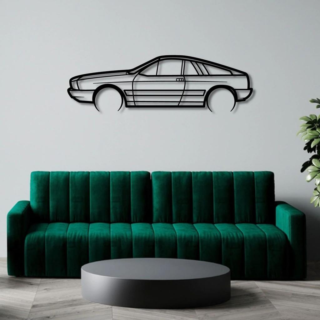 LANCIA MONTECARLO COUPE 1980 METAL WALL ART