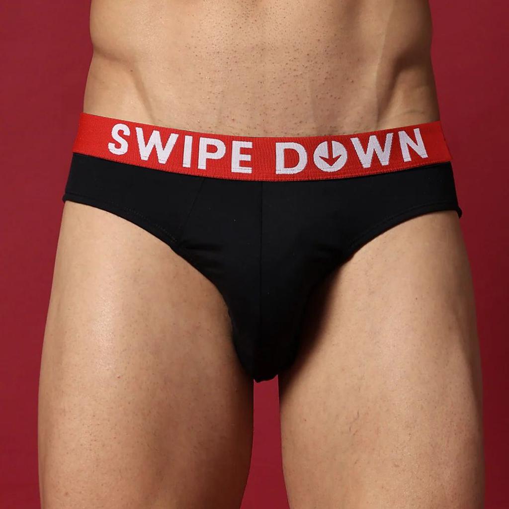 Statement Men's Brief "Swipe Down"