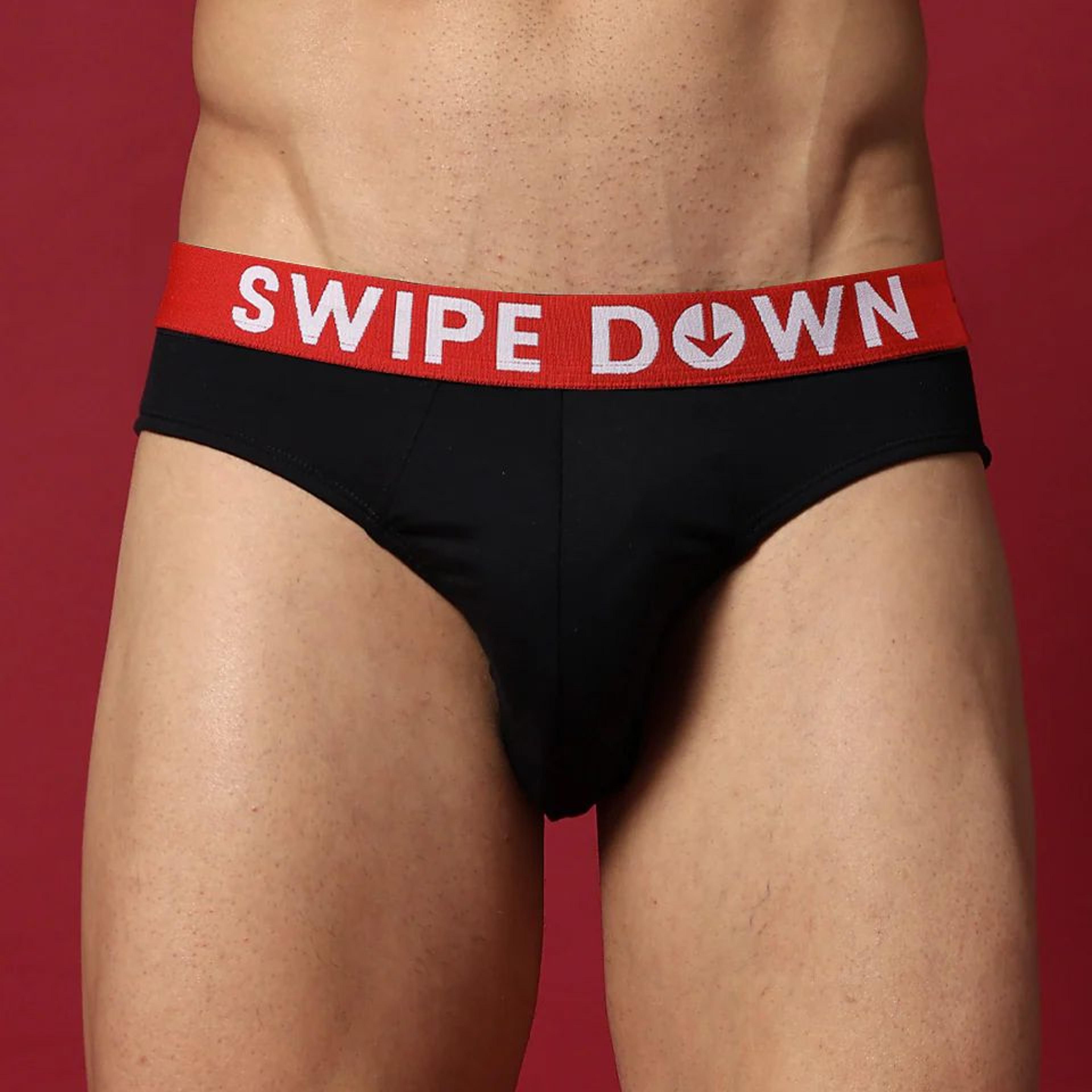 Statement Men's Brief "Swipe Down"