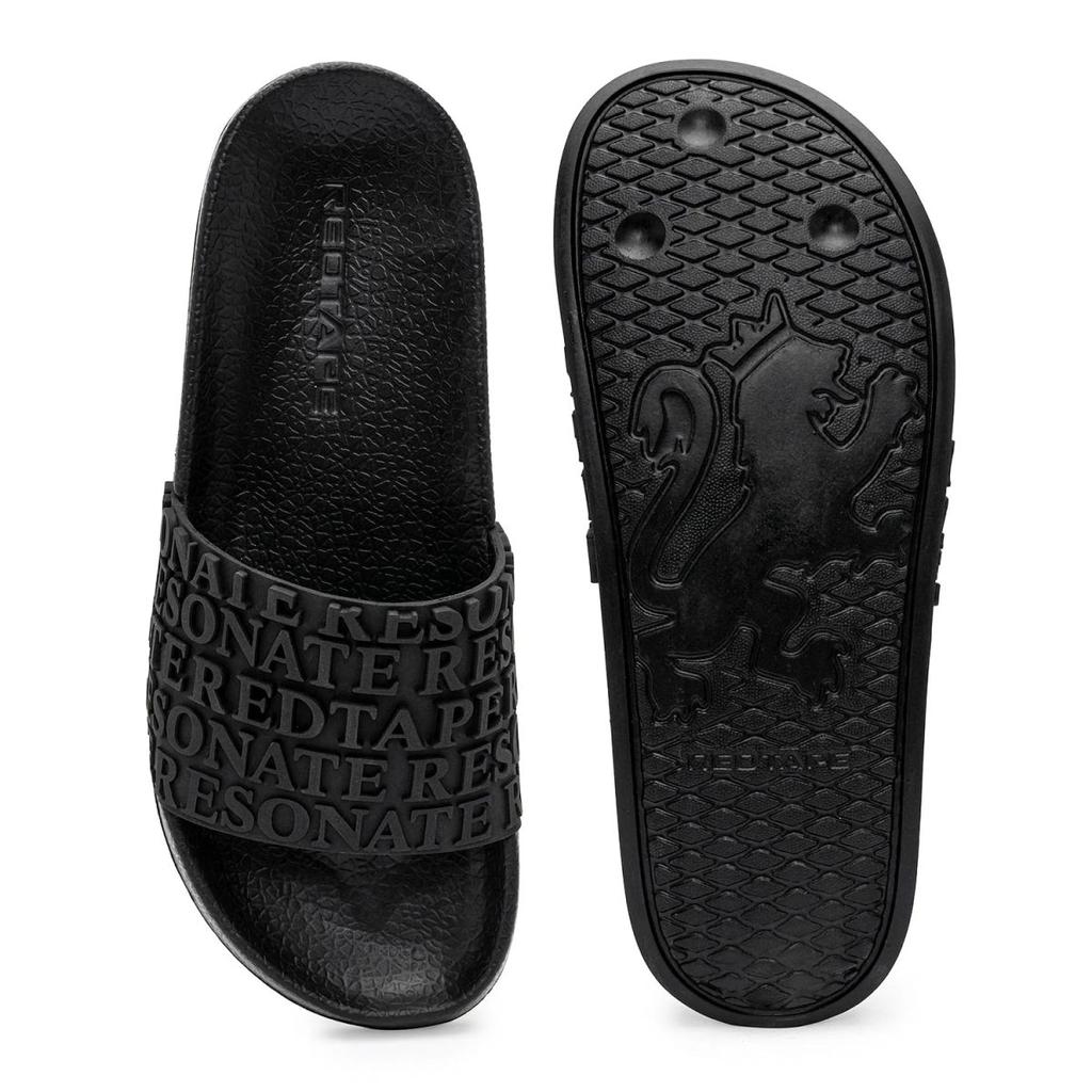 Womens Sliders in Black | Casual Pool Sliders — photo 5
