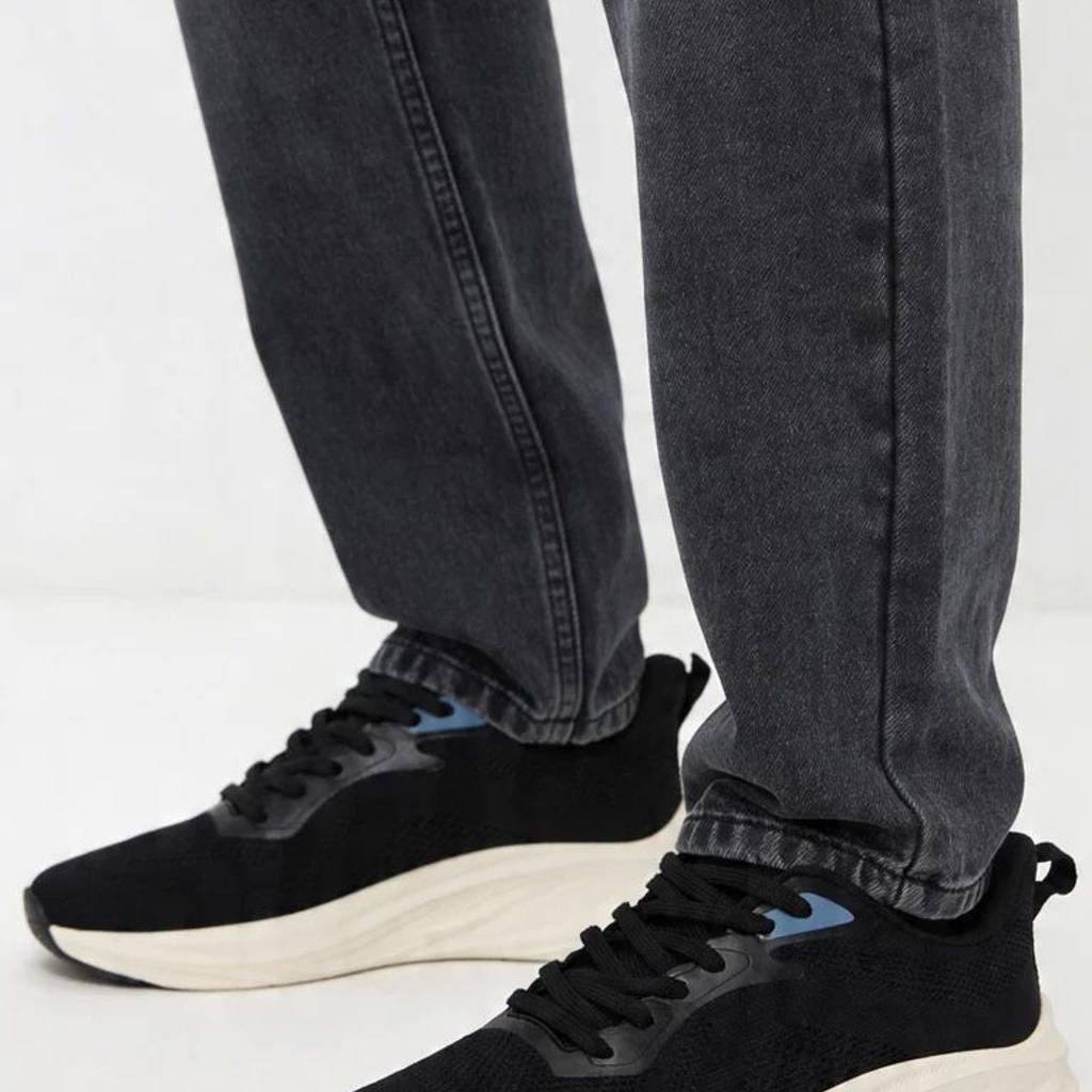 SOLEPLAY Black Knit-Textured Sneakers