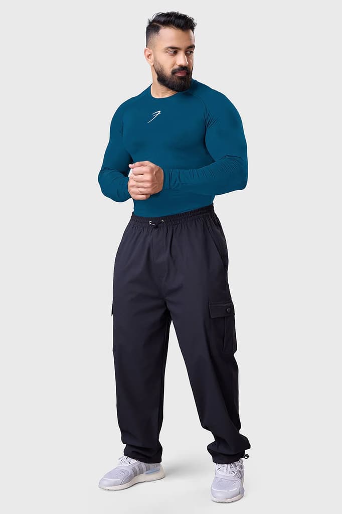 Compression Fullsleeves T-shirt Teal — photo 2