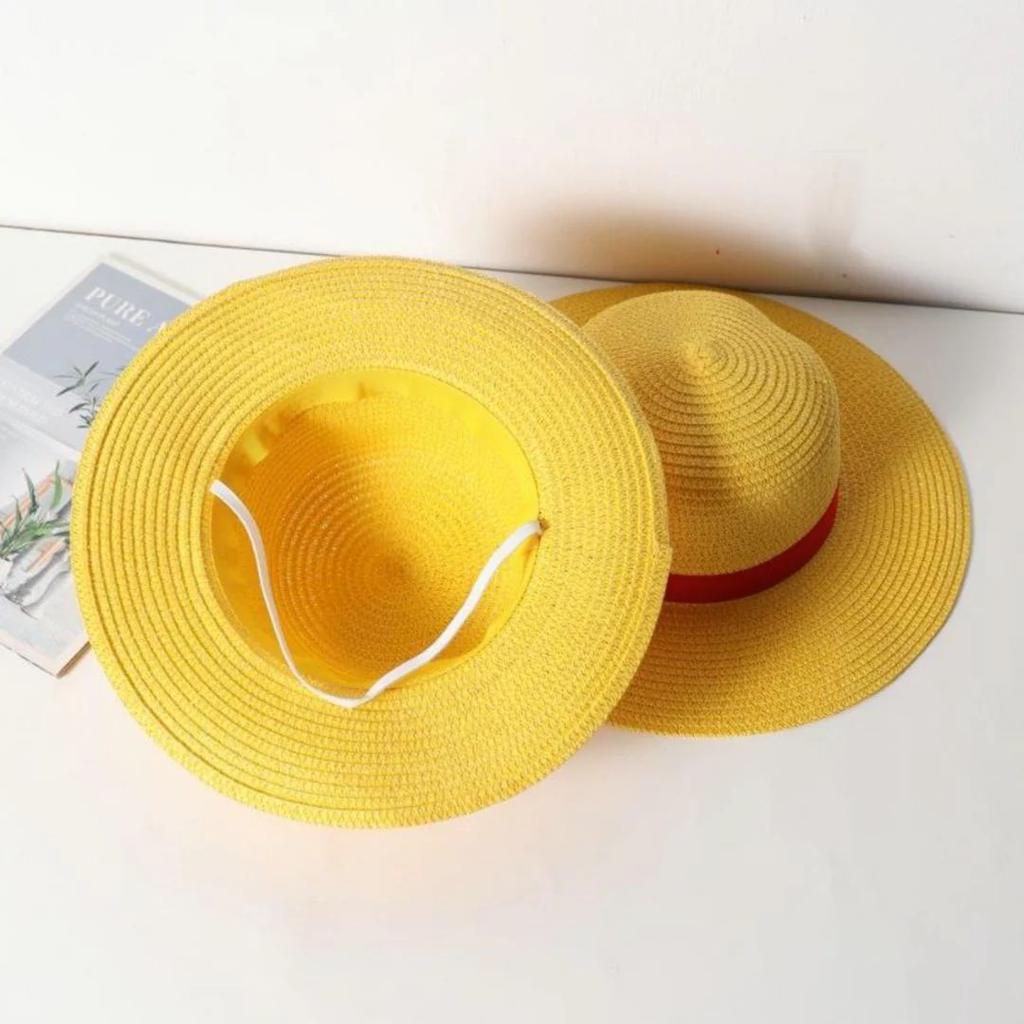 Monkey D. Luffy-Inspired Cosplay Straw Hat (Yellow) — photo 3
