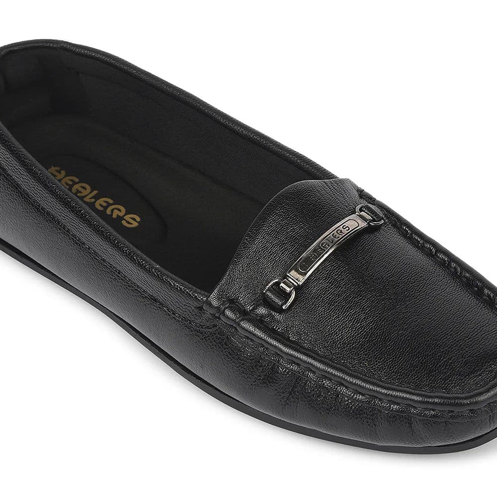 Healers Black Casual Ballerina For Women JJL-26 By Liberty — photo 4
